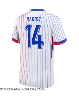 Francia Adrien Rabiot #14 Maglia Gara Trasferta Repliche Europei 2024